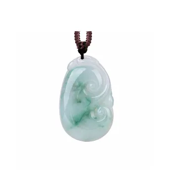 Clear Snow Glutinous Jade Necklaces Unisex
