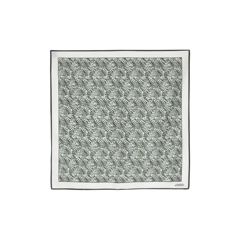 ISABEL MARANT Scarfili Abstract-print Neckerchief-0