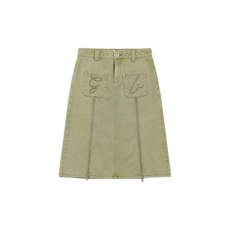 GOOD BAI SS24 Denim Long Skirts Women's-2