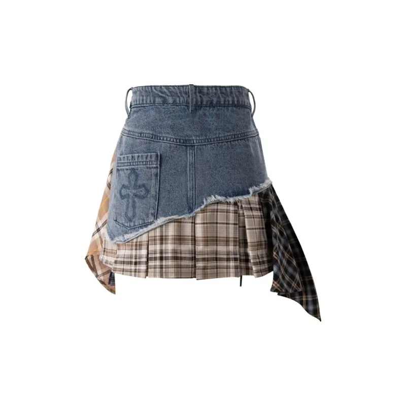 UNIFREE Denim Short Skirts Women's-2