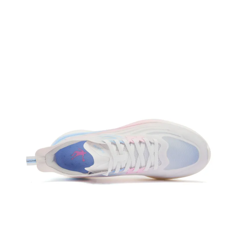 QIAODAN Light Speed 4.0PLUS Running Shoes Women's Low Top Jordan White Union Blue-3