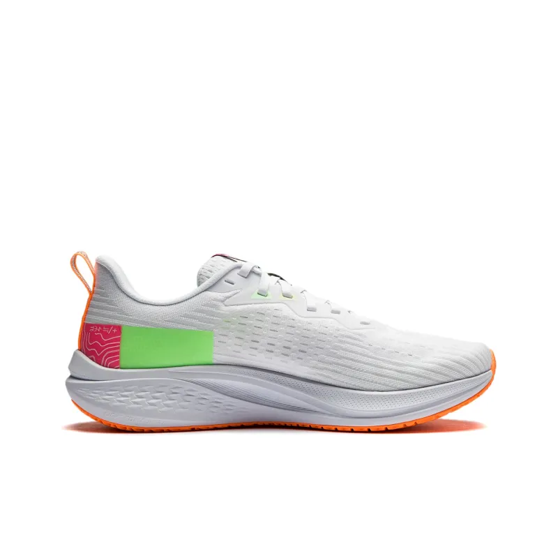 LiNing Red Hare 7 Cushioning Support Lightweight Rebound Low Top Training Running Shoes Men's White Green-1