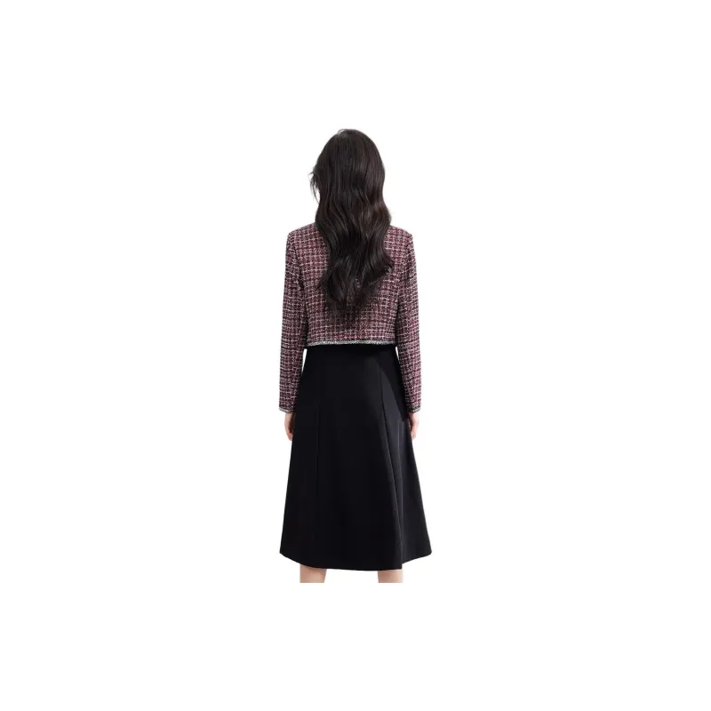 CARBAMMI Skirt Set Women's Red Stripes-0