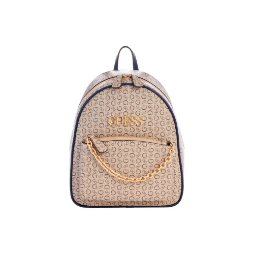 GUESS Artificial Leather Backpack Women's Brown