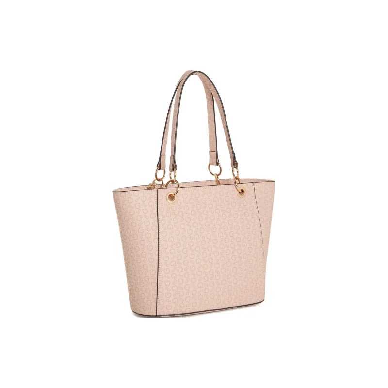 GUESS Artificial Leather Tote Bag Shopping Bag Handbag Women's Pink-1
