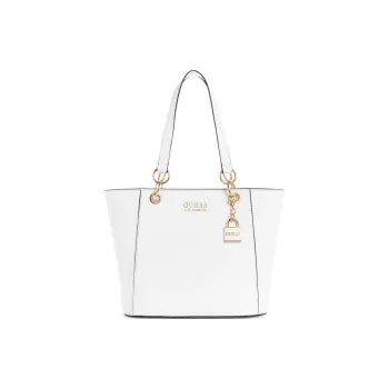 GUESS Artificial Leather Tote Bag, Shopping Bag, Handbag Women's White