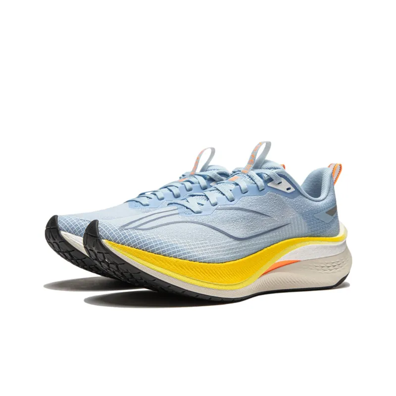 LiNing Red Hare 7 Pro Cushioned Slip-Resistant Rebound Low-Top Running Shoes Women's Glacier Blue-2