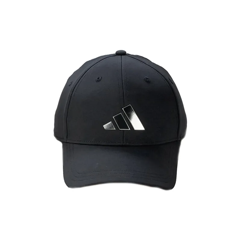 adidas Metallic Micro Logo Sports Sunshade Baseball Cap Black-0