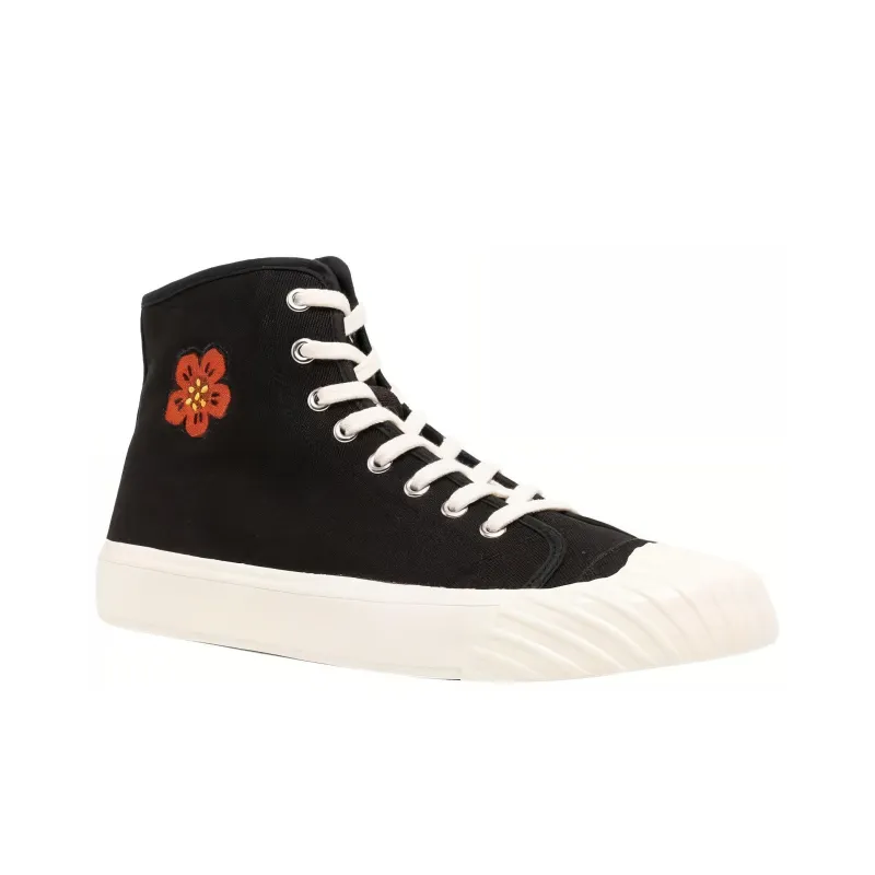 KENZO School High Sneakers 'Black'-2