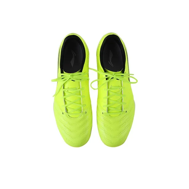 LiNing TF Rubber Broken Studs Cushioning, Slip Resistant, And Abrasion Resistant Soccer Shoes Men's Neon Green-3