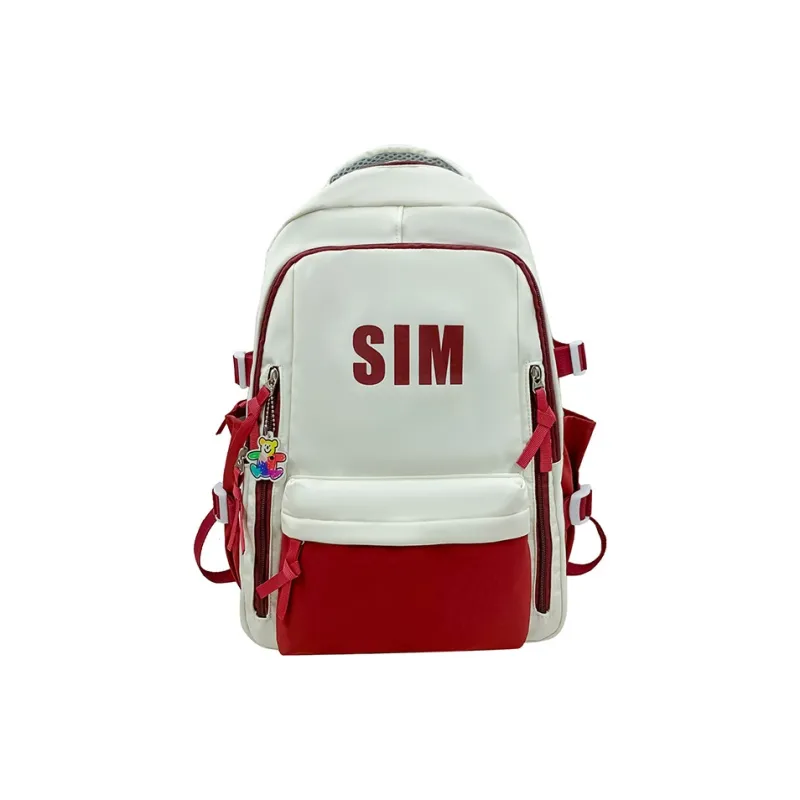 Gerlanx Nylon Backpack Regular Unisex Red/Blue/Black/Brown/Green-0