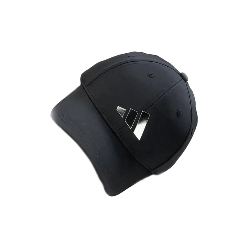 adidas Metallic Micro Logo Sports Sunshade Baseball Cap Black-1