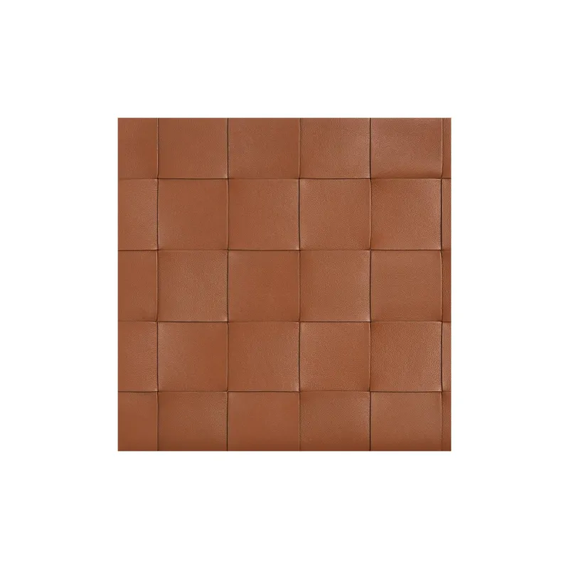 Bottega Veneta Calfskin Clutch Large Size Men's Brown-3