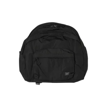 PORTER Nylon Backpack Large Size Unisex Black