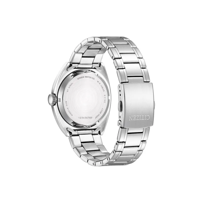 CITIZEN Mechanical Movement Stainless Steel Strap Watch Men's Watches Black Dial NJ0100-71E-4