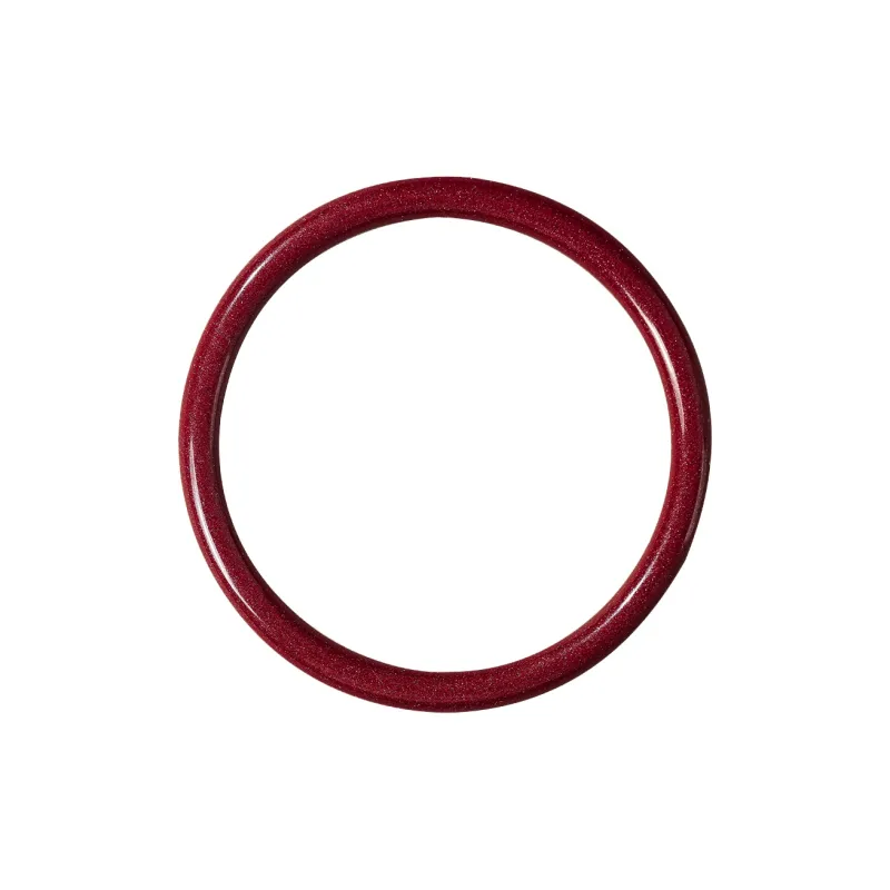 Drunk On The City Reconstructed Cinnabar Jade Bangles Unisex-6