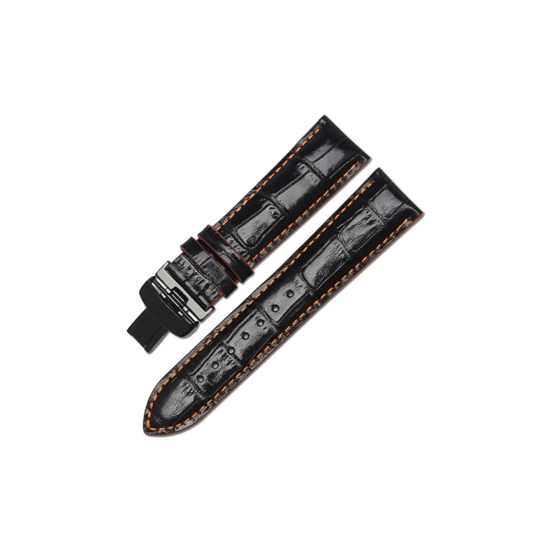 Gangjue MIDO Compatibility Watch Band Genuine Leather Material-1