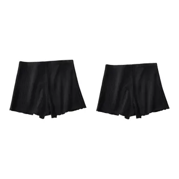 NANJIREN Leggings Women's 2 Pack Black