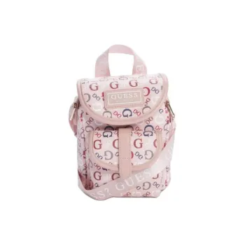 GUESS Artificial Leather Crossbody Bag Mini Women's Pink