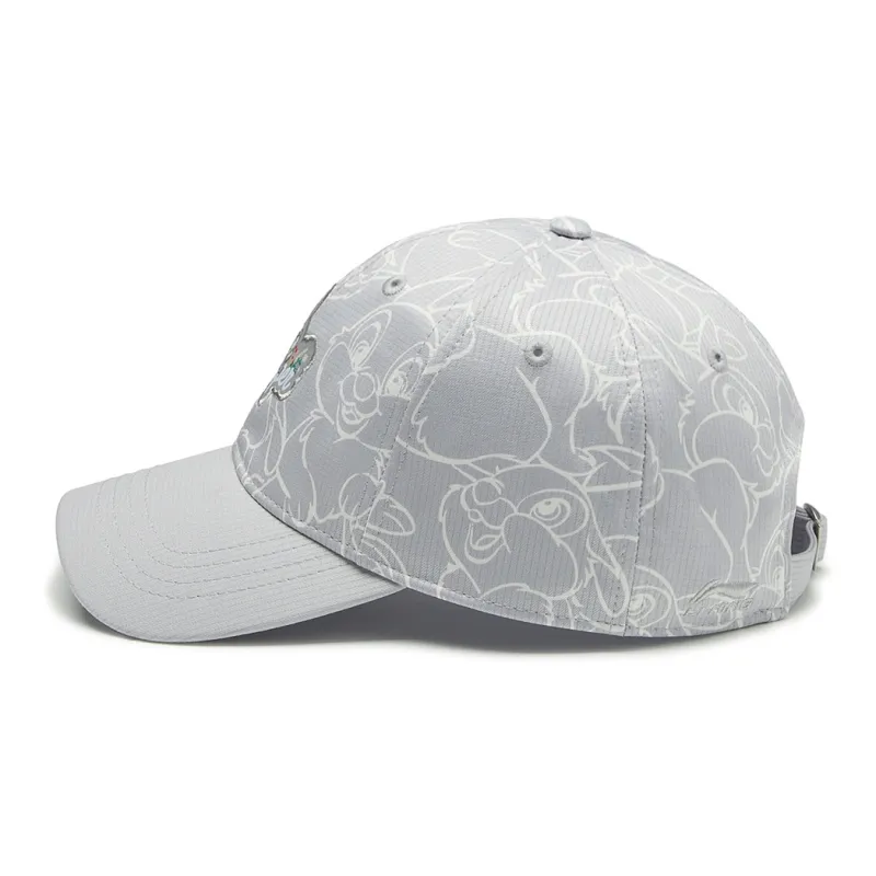 LiNing Cotton, Polyester Baseball Caps Unisex Silver-1