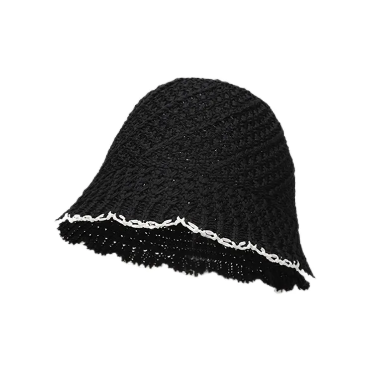 EEEENO Paper Reed Bucket Hats Unisex-2