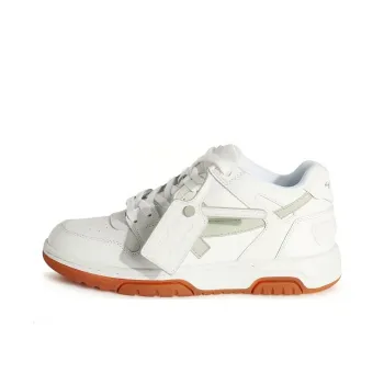 OFF WHITE Out Of Office Low Top Sneaker 'White Brown' Women's