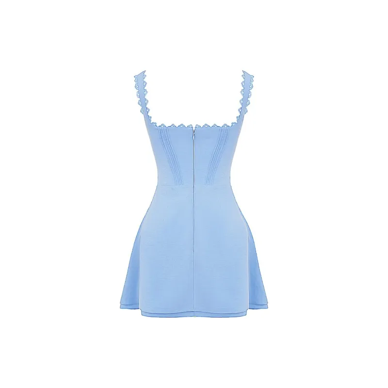 HOUSE OF CB TILLY Slip Dresses Women's BLUE/Blue-1
