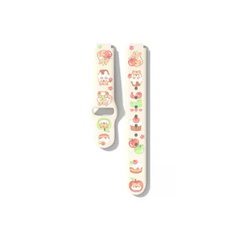 Biaodaige Watch Bands 120-180mm Unisex AP-12 Reverse Buckle Squirrel Silicone Strap