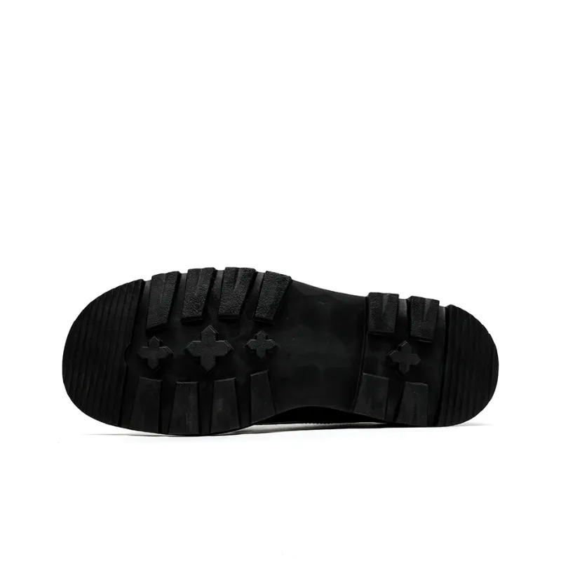 Chi Wolf Derby Shoes Casual Shoes Men's Black-5
