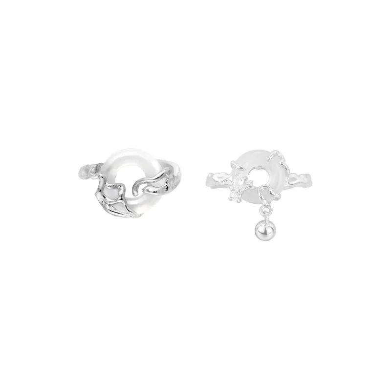 Jingleo Colored Glaze Rings Unisex-0