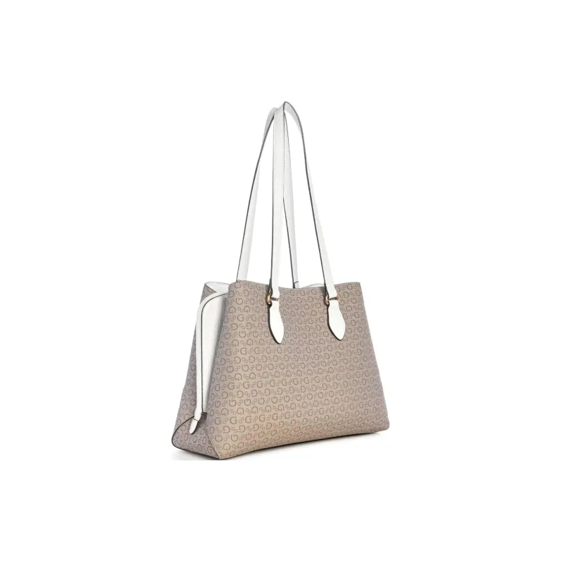 GUESS Artificial Leather Portable Crossbody Bag, Shoulder Bag Women's Taupe-1