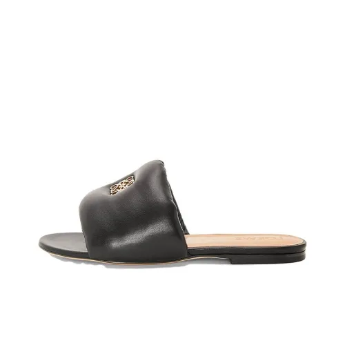 LOEWE Anagram Slide Slippers Women's Black