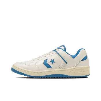 Converse Weapon Slip Resistant Cushioning Low Top Skateboard Shoes Unisex White Blue Japan Version