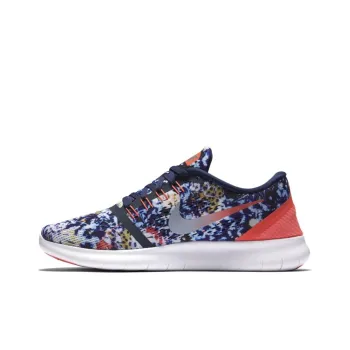 Nike Free RN Durable Breathable Low Top Running Shoes Women's Blue