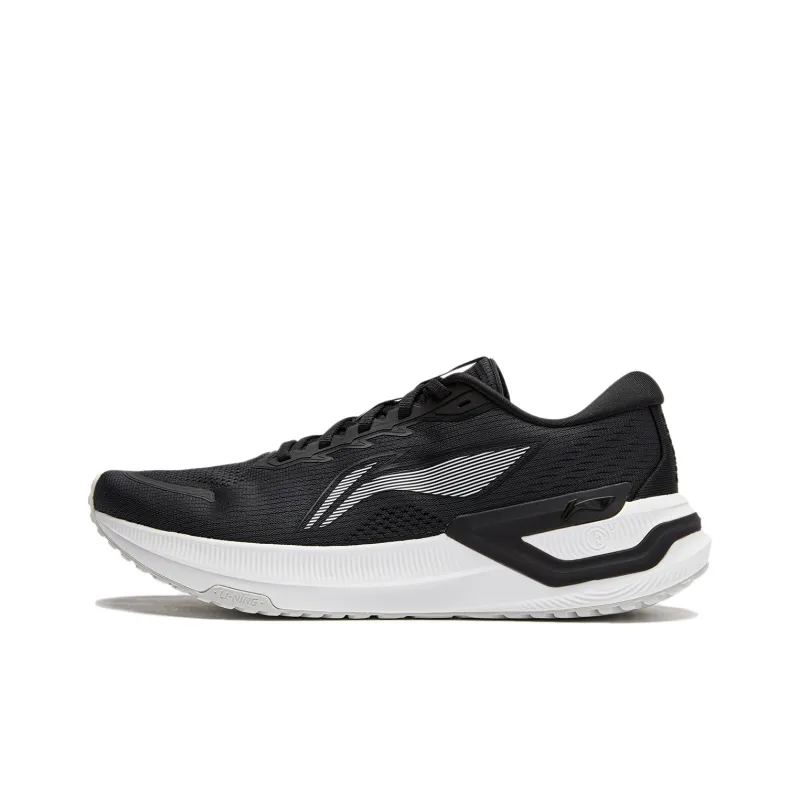 LiNing YueYing 3.0 Cushioned Slip Resistant Support Low Top HEEL LOC Casual Running Shoes Men's Black-0