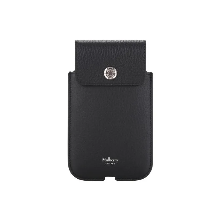 Mulberry Cow Leather Wallet Women's Black-0