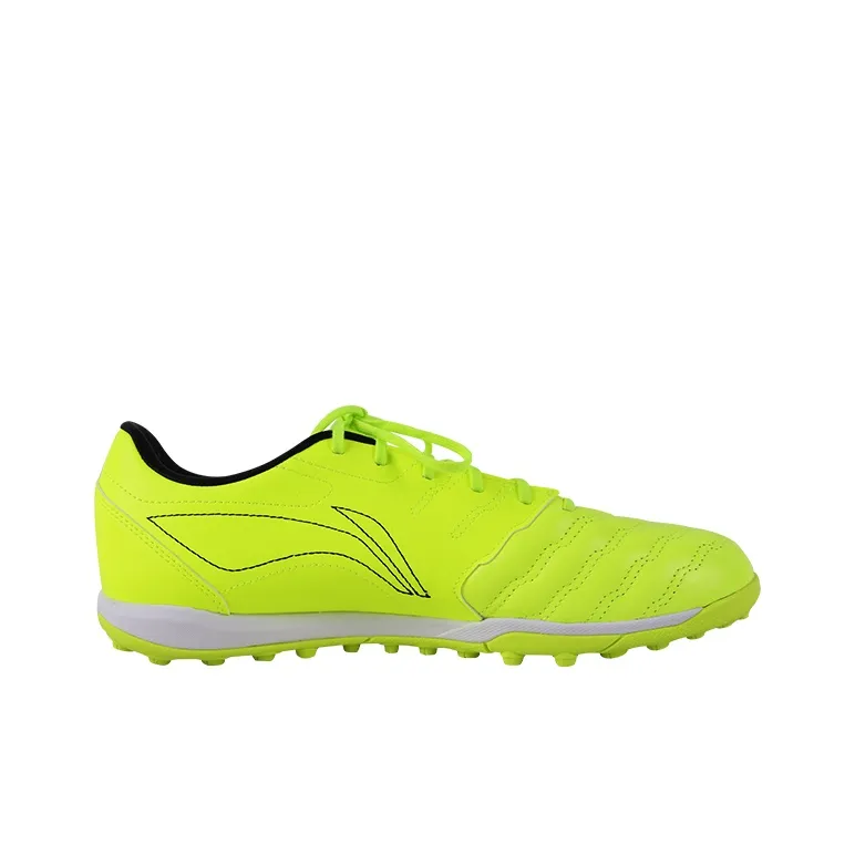 LiNing TF Rubber Broken Studs Cushioning, Slip Resistant, And Abrasion Resistant Soccer Shoes Men's Neon Green-1