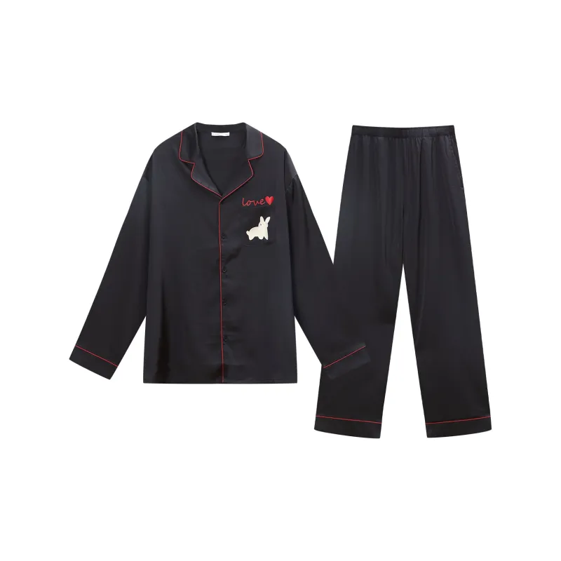 GUKOO Pajama Set Men's Crow Black-0