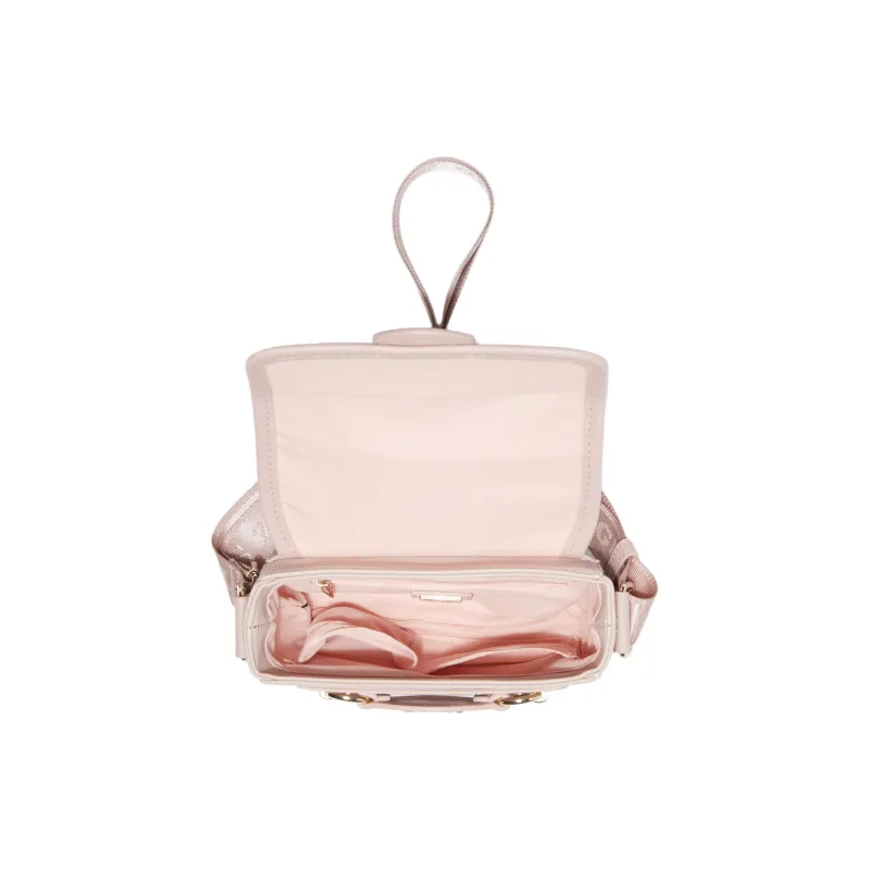 GUESS Blended Material Shoulder Bag Crossbody Bag Women's Pink-2