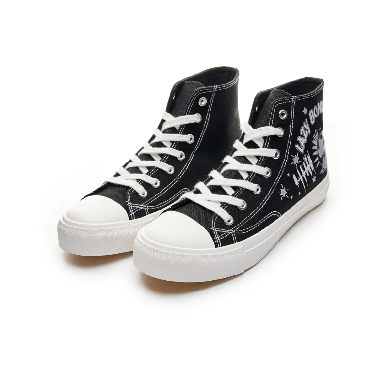 LAZY BONS Height Increasing Abrasion Resistant Lightweight High Top Canvas Shoes Unisex-6