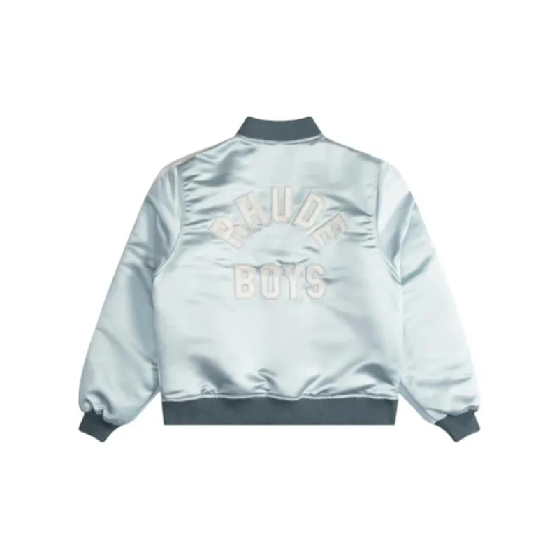 RHUDE Boys 02 Satin Bomber-1
