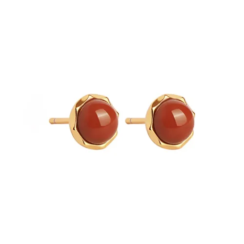 Heng Tai jewelry Jade Stud Earrings Women's