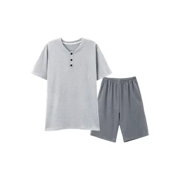 Follow The United States Pajama Set Men's Gray