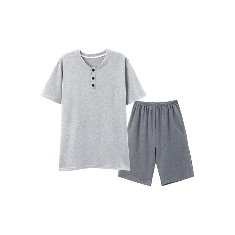 Follow The United States Pajama Set Men's Gray-0