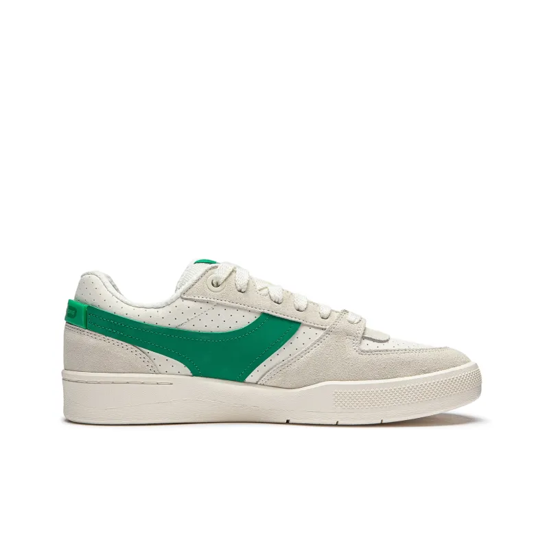 LiNing Honor 92S Cushioning Wear-Resistant Low-Top Skateboard Shoes Men's White Green-1