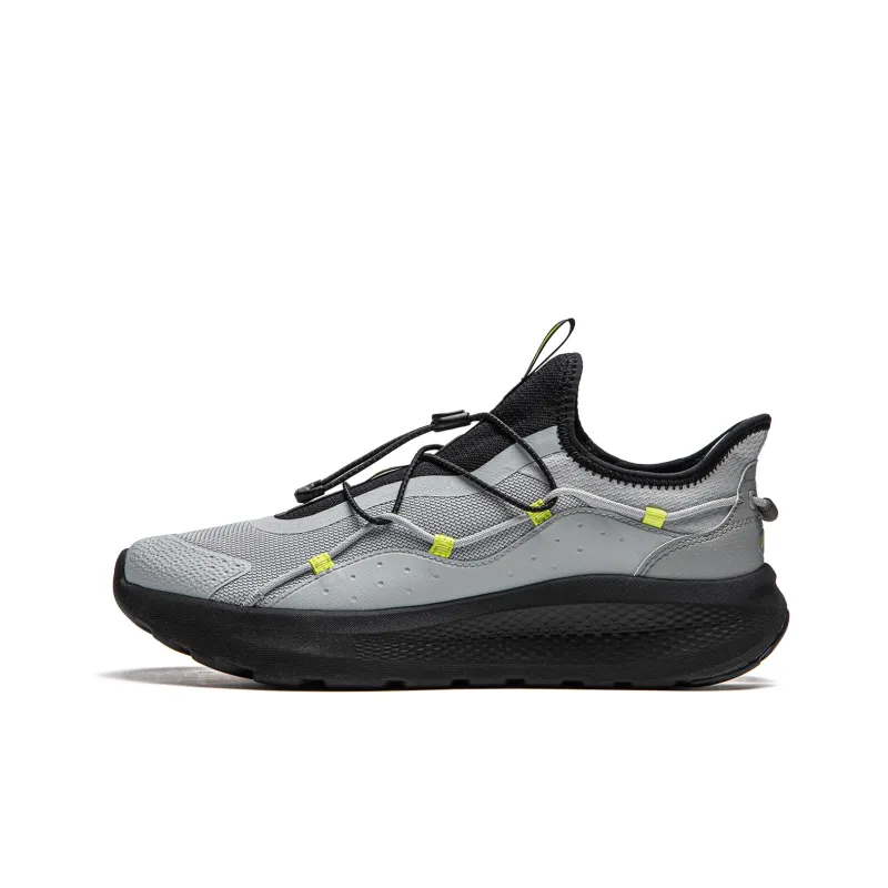 LiNing Cloud Ease Slip On Low Top Casual Shoes Men's Mist Gray-0