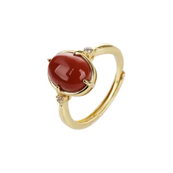 Xiaoyinjiang Agate Jade Rings Women's