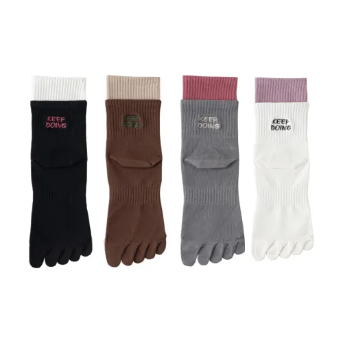 MIZU Mid Calf Socks Women's 4 Pack