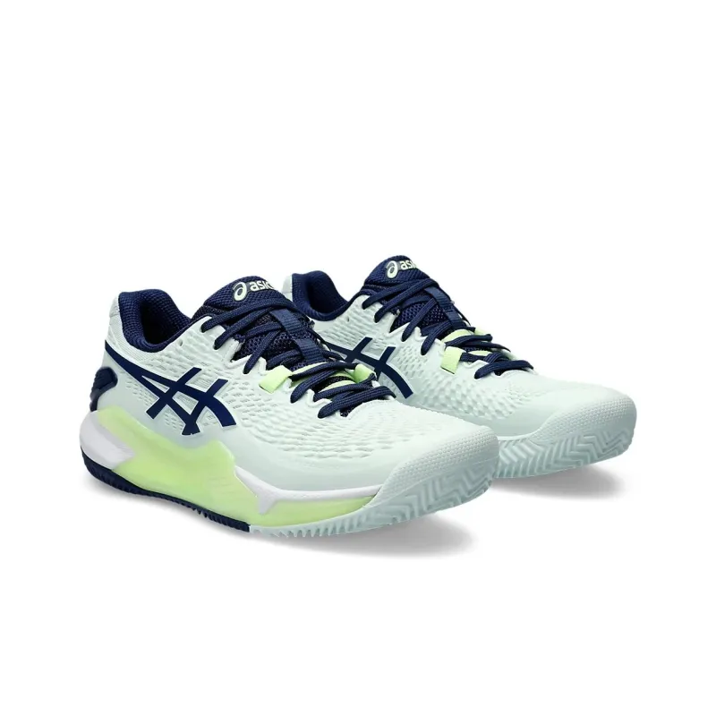 Asics Gel Resolution 9 Clay Pale Mint Blue Expanse Women's-2