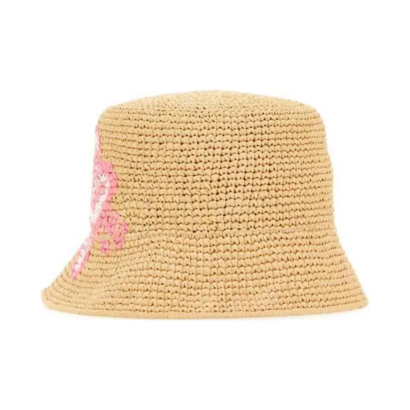 PRADA Viscose Bucket Hats Women's Yellow-1